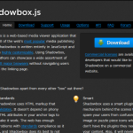 Shadowbox.jsのキャプション位置を画像の下に変えてみる