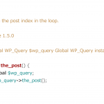 WordPressの the_post() ってそもそも何者？