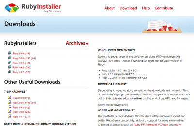 RubyInstaller